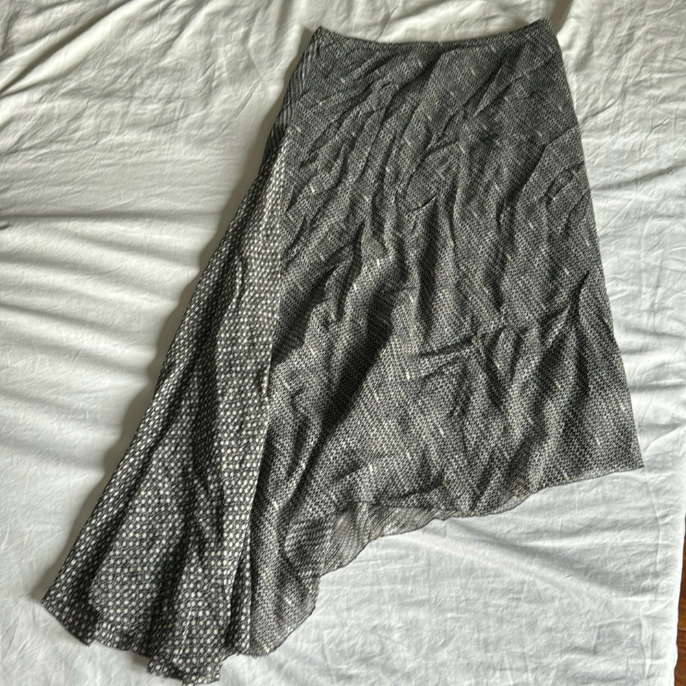 MaxStudio Skirt Flowy Handkerchief Hemline